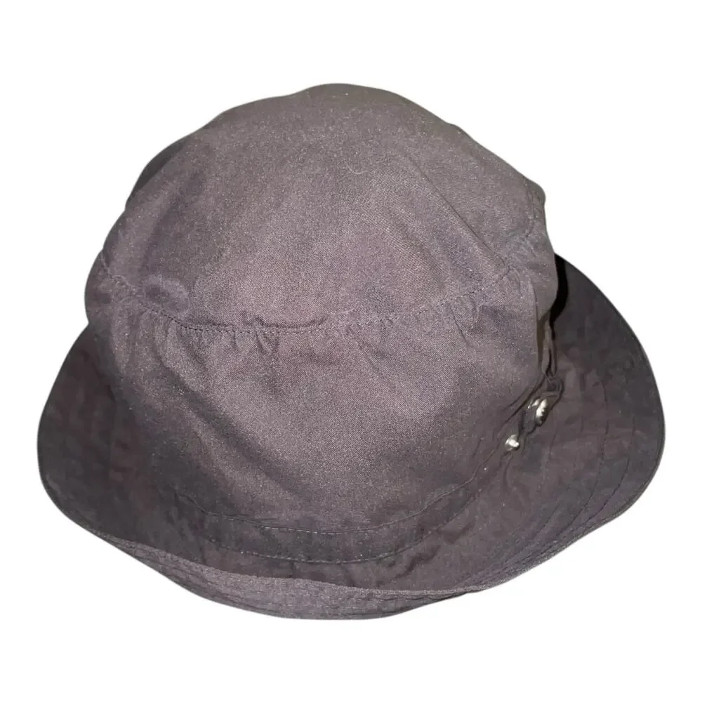 Escada Kids Youth Bucket Hat Dark Brown Cotton Designer Sun Cap Luxury Kids OS